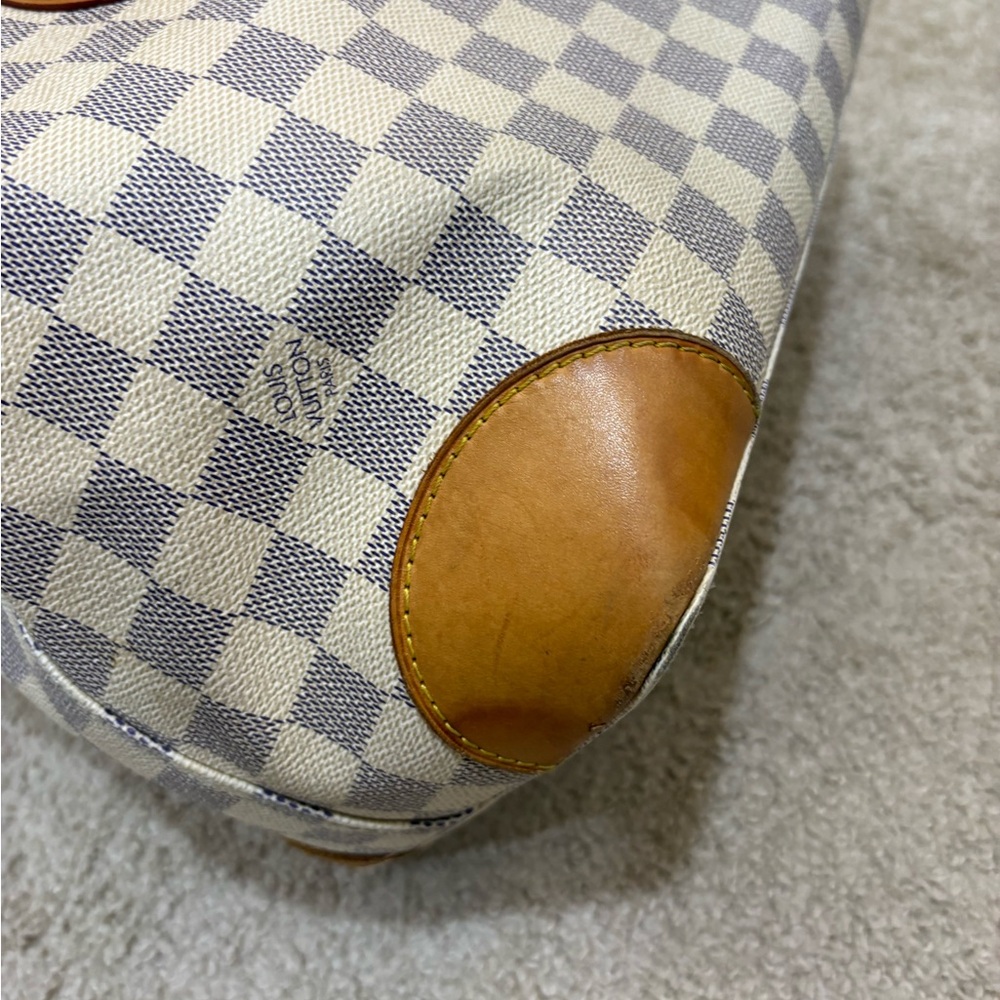 Louis Vuitton Hampstead MM tote bag in Damier Azur - AUTHENTIC - Picture 10 of 15
